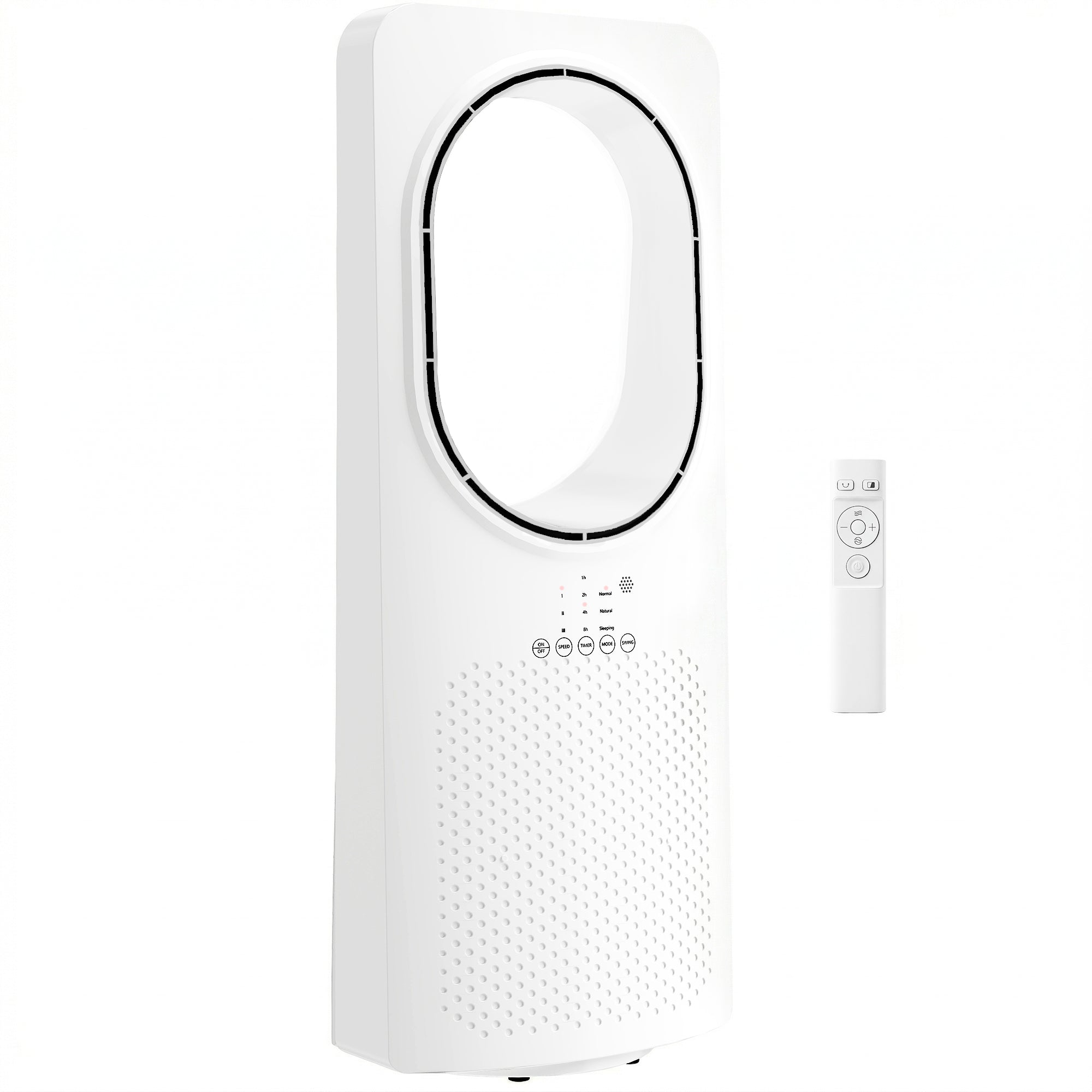 Ventilateur colonne ultra-silencieux 36 dB, ventilateur tour pour chambre, 62cm de haut, oscillant à 45°, 3 vitesses, 3 modes, minuterie 15 H, télécommande, noir
