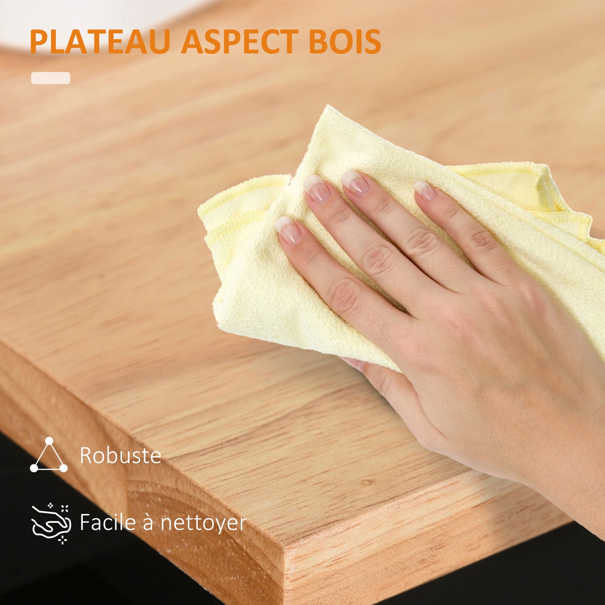Desserte de cuisine sur roulettes chariot de service Ilot de cuisine avec tiroir de placard et porte-torchons - 83l x 45P x 91,5H cm noir